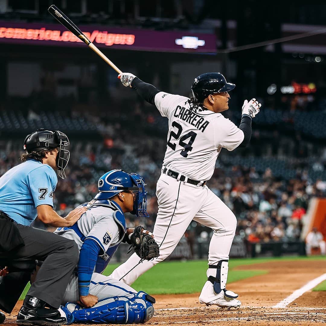 デトロイト・タイガースのインスタグラム：「Setting the tone! #TigersWin」