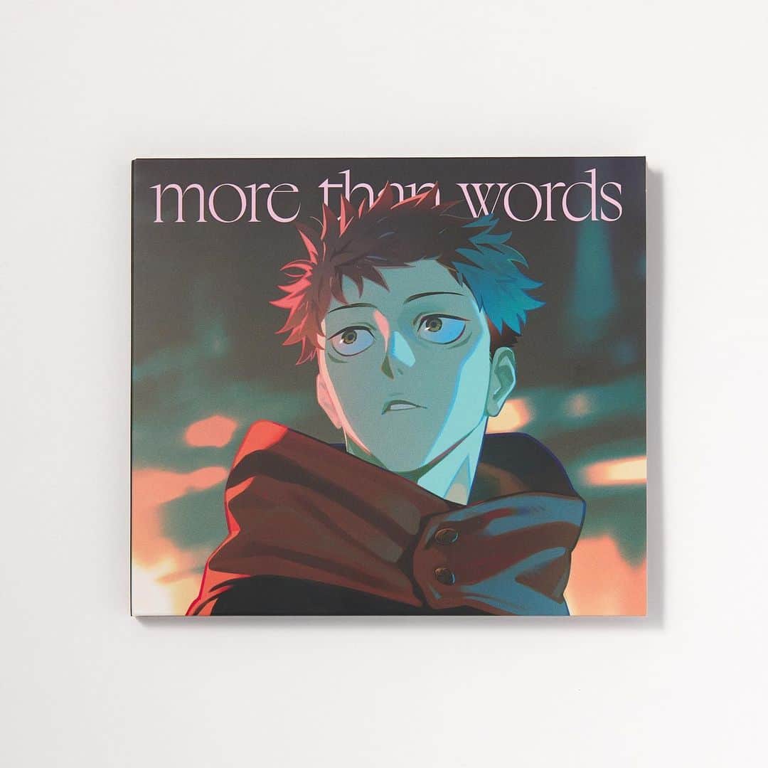 羊文学のインスタグラム：「[New Release]  Single CD 「more than words」本日発売  『#呪術廻戦 』#渋谷事変 EDテーマ  1. more than words 2. more than words (Cwondo Remix) @cwondo_ 3. more than words (Anime ver.) 4. more than words (Instrumental)  Artwork: Tetsuya Okiyama @tetsuyaokiyama   虎杖悠仁が描かれたアニメ書き下ろしジャケット  封入特典 ・クリスマスライブ"まほうがつかえる"チケット先行シリアルコード ・？？？？？  @jujutsukaisen #羊文学 #hitsujibungaku #呪術2期 #jujutsukaisen #morethanwords #jjk」