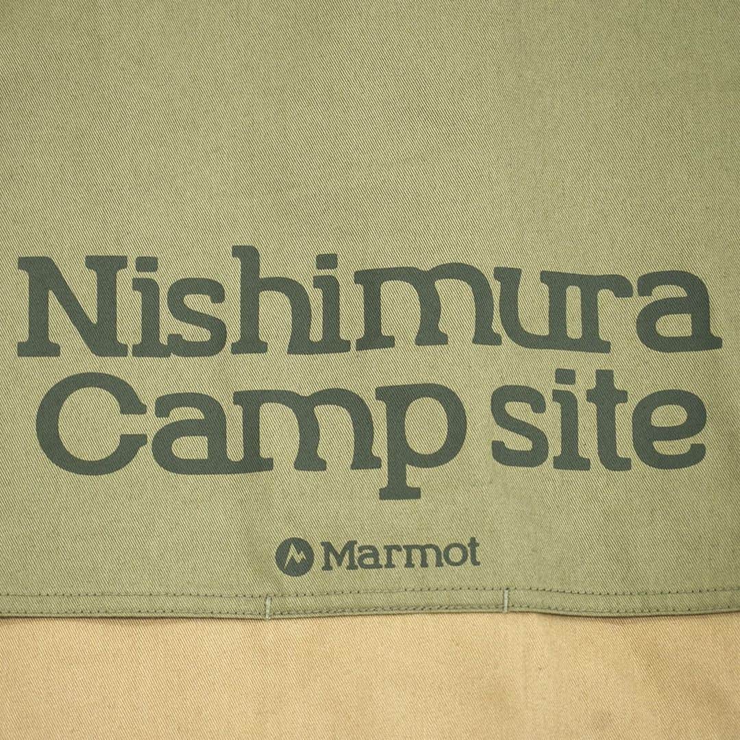 西村瑞樹（西村キャンプ場）さんのインスタグラム写真 - (西村瑞樹（西村キャンプ場）Instagram)「⛰Marmot×西村キャンプ場🏕  まさかすぎるコラボです！  米国発のアウトドアブランド「#Marmot(#マーモット)」と『#西村キャンプ場』のコラボアイテムを「西村キャンプ場大感謝祭」会場にて先行販売することが決定しました！  今回、番組では欠かせない“たき火”をサポートするアイテムとして、難燃性の素材を採用した特製“たき火ジャケット”を開発。  左胸のコラボエンブレムや、背面のNishimura Camp siteはMarmotのブランドロゴと同じフォントを使用し、機能、デザイン共に特別な1着となっています！  さらに、『西村キャンプ場』仕様に特別に描き下ろされたMarmotのブランドキャラクター"Marvin（マーヴィン）"の別注TシャツとロングTシャツの全3アイテムを発売します。  キャンプやたき火シーンではもちろん、街中でも"にしむら～"を無駄にアピールできるアイテムになっています。TSSストアにてその後順次発売予定です。」9月27日 12時07分 - tss_nishimuracamp