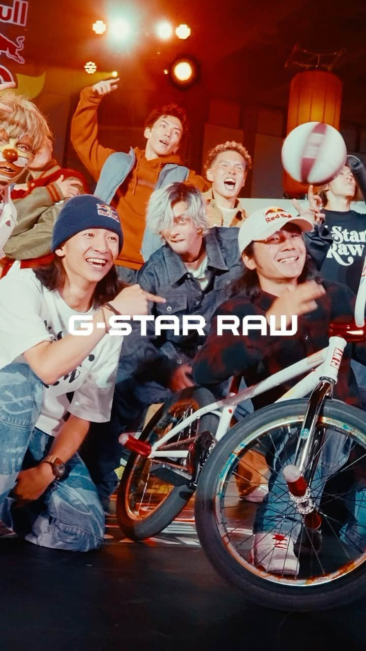 G-Star RAW Japanのインスタグラム：「Red Bull BC ONE JAPAN x G-Star   #GStarRAW #GStarRAWjapan #GStarElwood #3Dデニム #RedBull #redbullbcone」