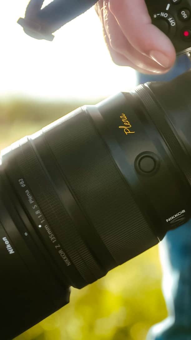 NikonUSAのインスタグラム：「Introducing the NIKKOR Z 135mm f/1.8 S Plena. Only the second Nikon lens to be granted a dedicated name, the Plena is a 135mm prime unlike any before it. Plena means image and imagination overflowing with creativity, and this distinctively brilliant lens renders beautiful bokeh, perfect for portraits, still life, video and landscapes. Tap the link in our bio to explore the #NikonPlena.    #NikonPlena #NikonCreators #Bokeh #PortraitLens」