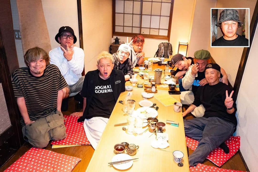 こーいちのインスタグラム：「ロットンとやべさんと10-FEET  photo by @kawado_photo」