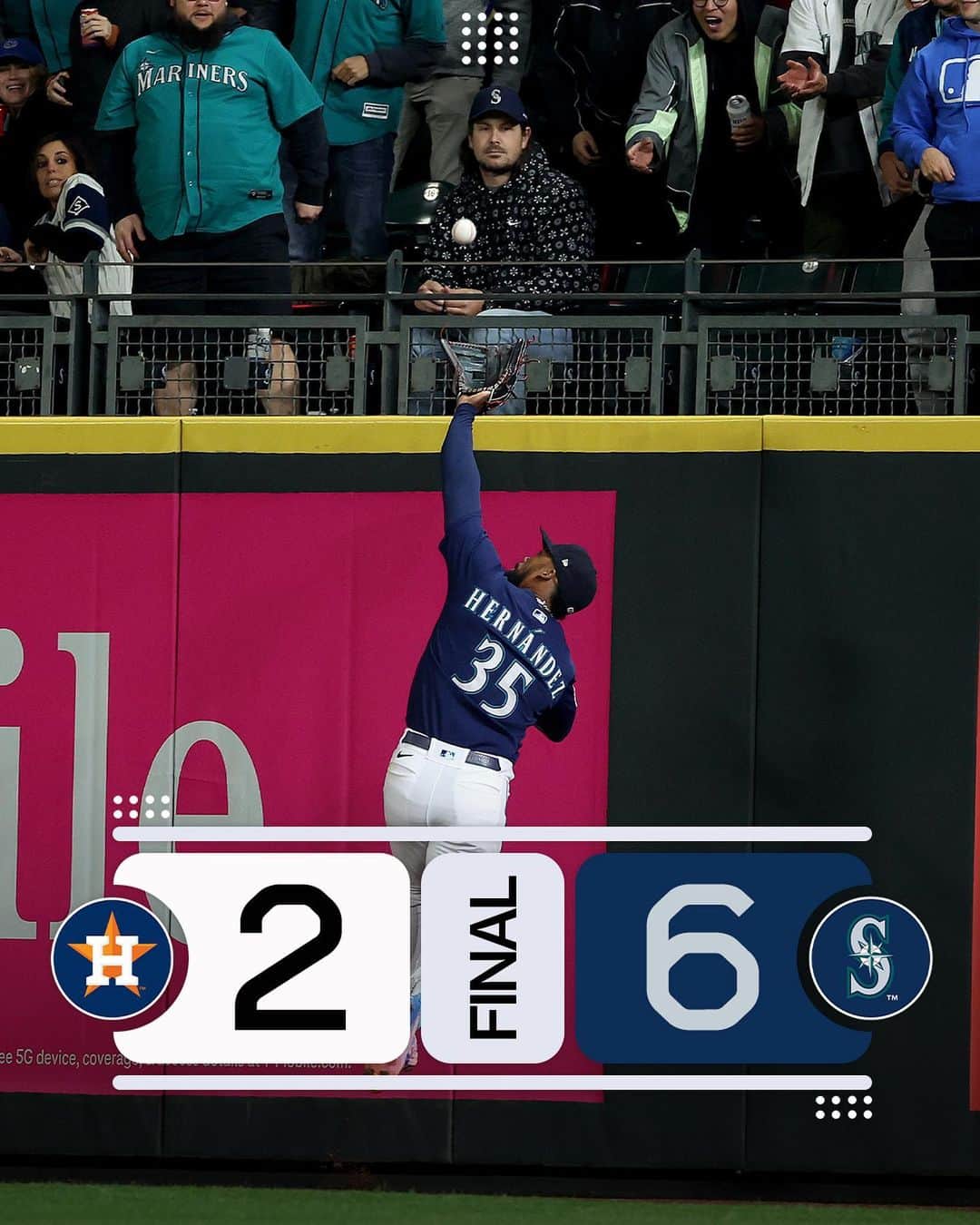 MLBさんのインスタグラム写真 - (MLBInstagram)「The @mariners get a big win to move within a half game of the 3rd AL Wild Card spot. 👀」9月27日 14時16分 - mlb