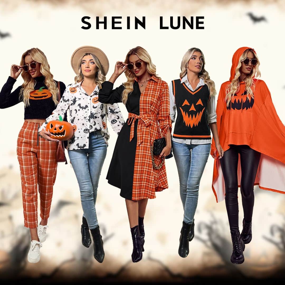 SHEINさんのインスタグラム写真 - (SHEINInstagram)「Halloween Challenge: Find a spooky fit for you and your crew 🖤🕸️🔥  🔗:https://shein.shop/93dtfuz  #SHEINCollections #ForAllAges」9月28日 2時00分 - sheinofficial