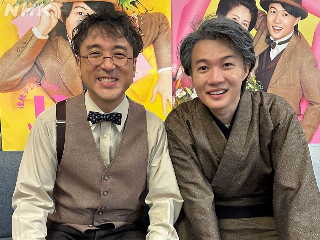 らんまんのインスタグラム：「#らんまん観察日記📸  助っ人として万太郎のもとを訪れた、 小畠を演じたのは #ムロツヨシ さんでした🤩  待望の朝ドラ共演です✨  スワイプで、撮影のメイキング動画も！  #朝ドラらんまん  #神木隆之介 #どうする家康 @nhk_ieyasu」