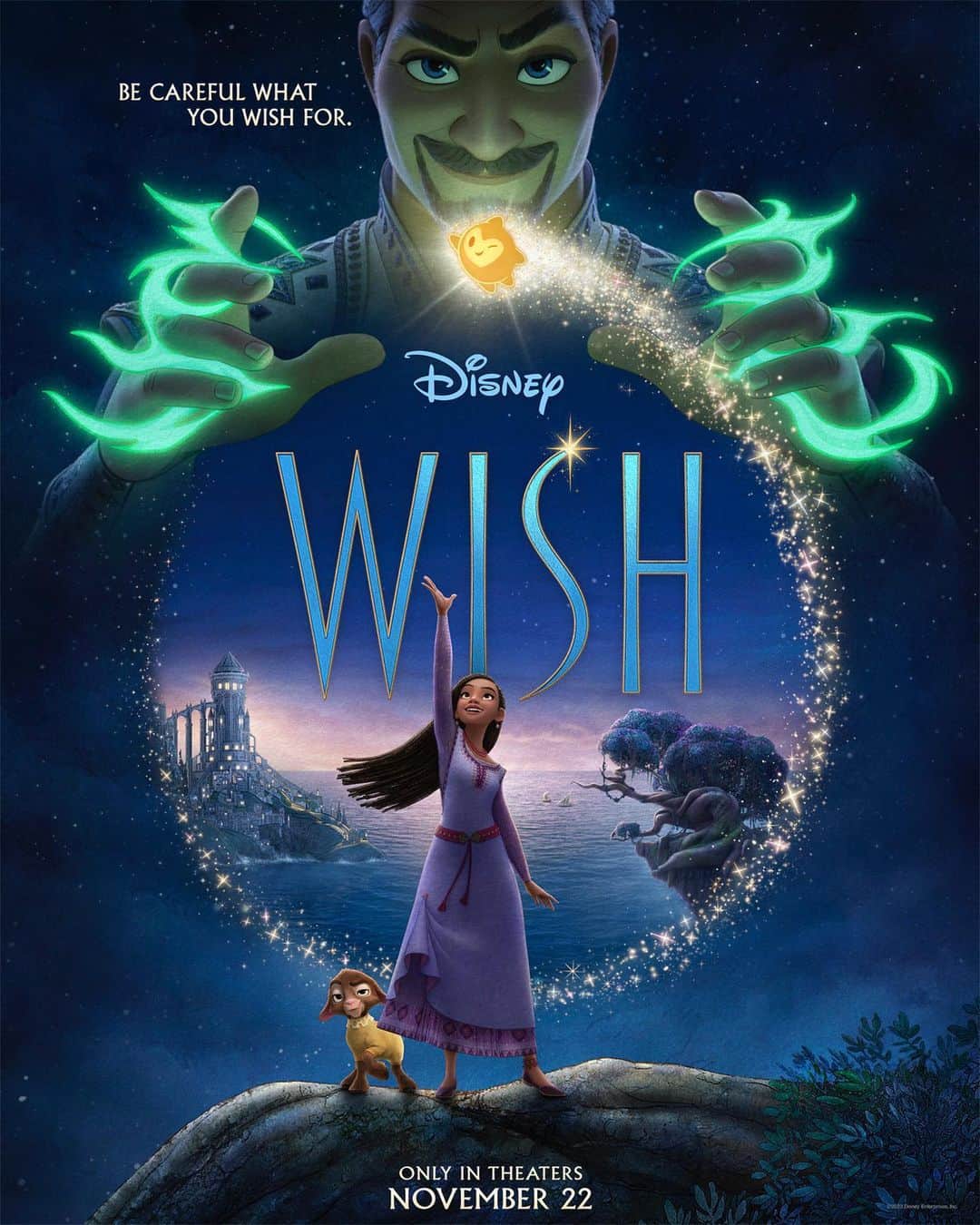 ウォルト・ディズニー・アニメーション・スタジオズさんのインスタグラム写真 - (ウォルト・ディズニー・アニメーション・スタジオズInstagram)「Make your wish.✨ Check out the brand new poster for Disney's #Wish coming only to theaters November 22.」9月28日 1時04分 - disneyanimation
