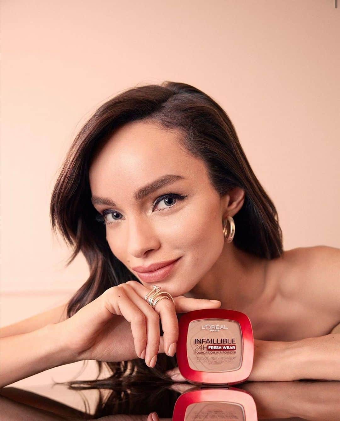 ルマ・グローテさんのインスタグラム写真 - (ルマ・グローテInstagram)「THE Infaillible by @lorealparis ❤️」9月28日 1時17分 - thelumagrothe