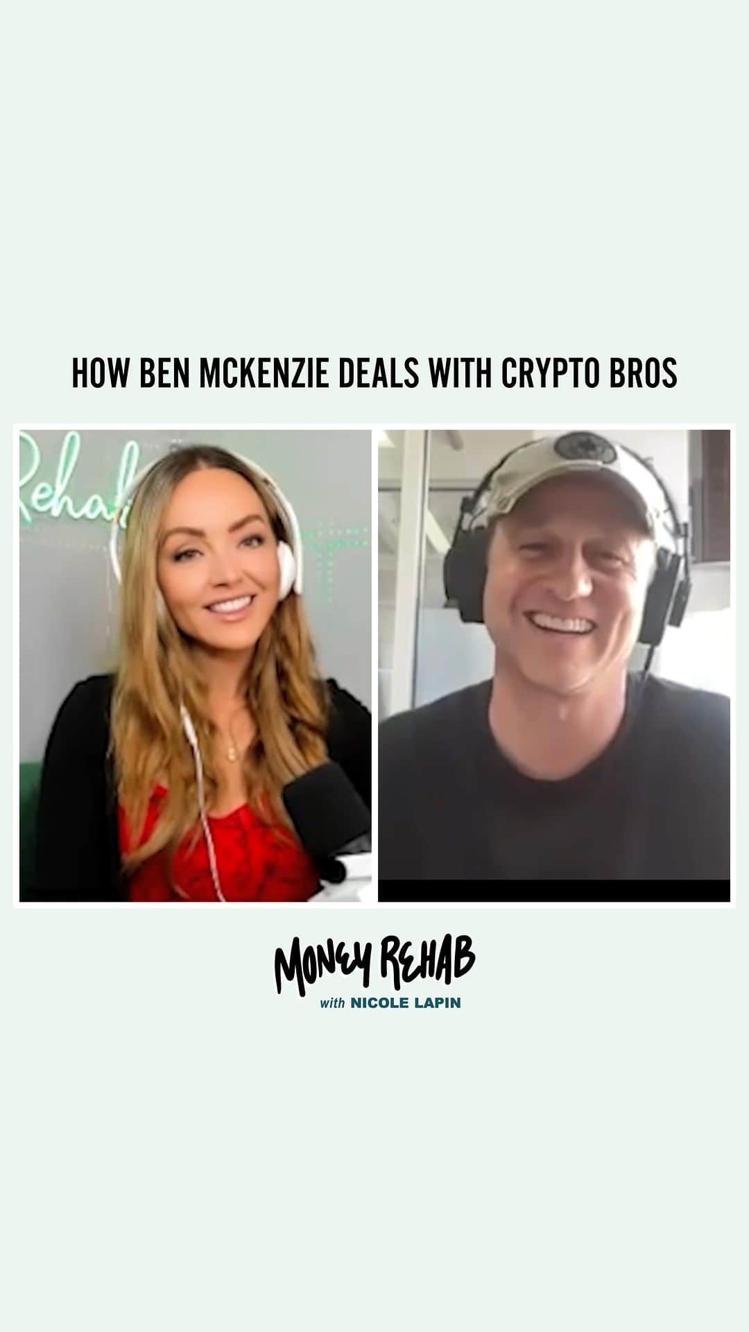ベンジャミン・マッケンジーのインスタグラム：「One of my fav sports and the only cardio I did over the pandemic was spar with crypto bros…so I was excited to have @mrbenmckenzie on the pod and learn he did the same (we already know @darrenrovell is all about that life). If you ever had doubts about the crazy crypto scams out there or had lingering hopes for a get rich quick scheme, this @moneyrehab ep will make it all (scarily) clear.   #cryptocurrency #crypto #cryptotrading #cryptobro #finance #financebros #moneynews #moneyrehab #moneynewsnetwork #mnn」