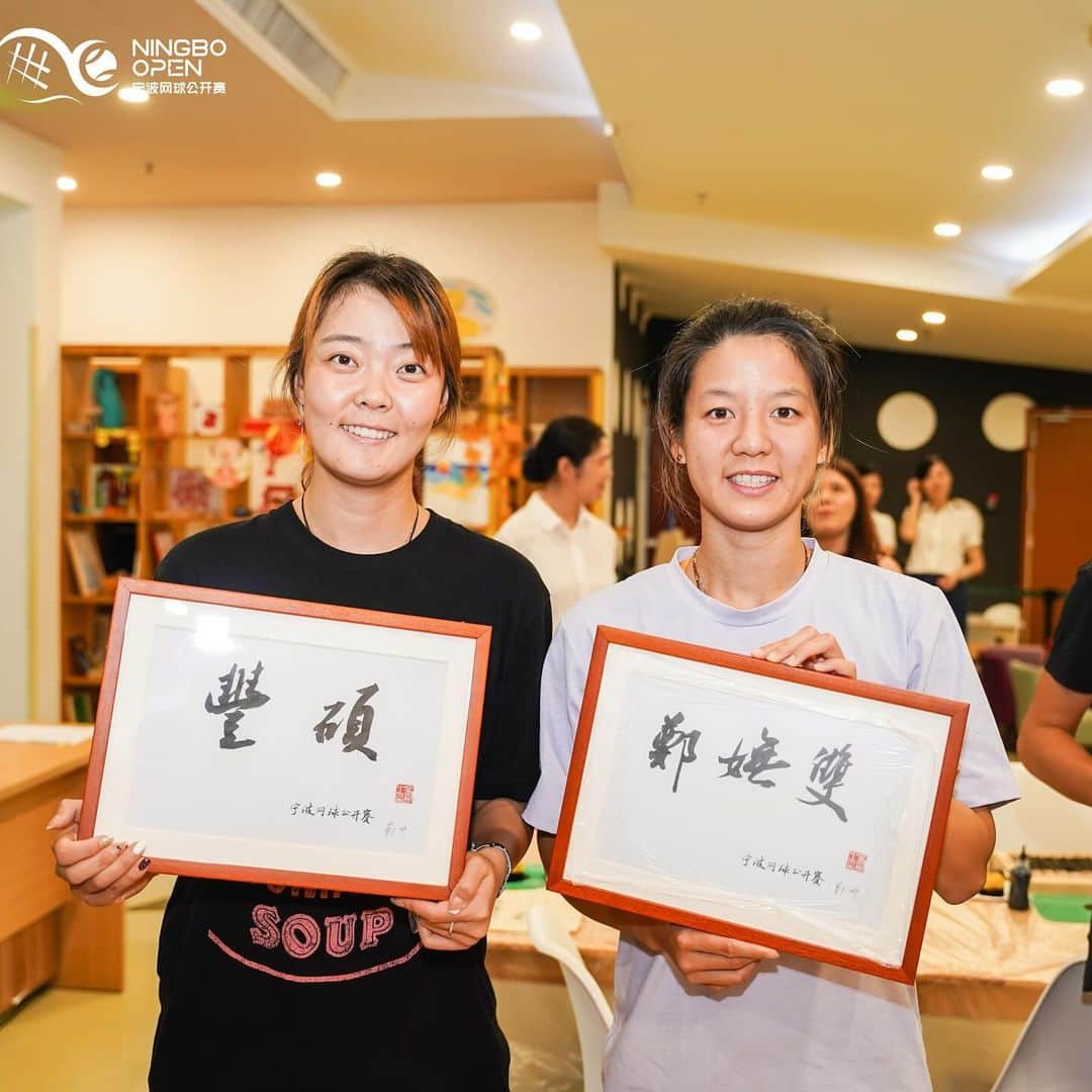 WTA（女子テニス協会）さんのインスタグラム写真 - (WTA（女子テニス協会）Instagram)「A day at the Ningbo Museum 📜  #NingboOpen」9月28日 1時45分 - wta