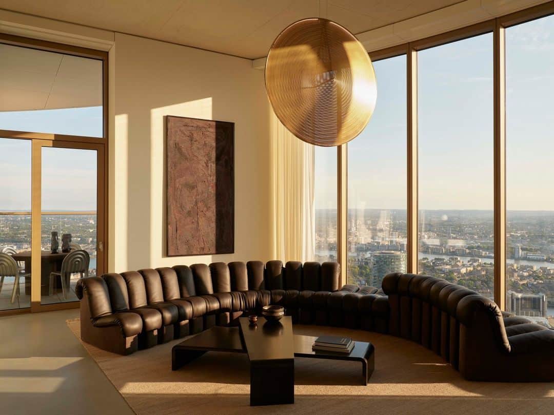 トム ディクソンのインスタグラム：「NEWS: One Park Drive Penthouses Shortlisted for Evening Standard New Homes Awards 2023.⁠ ⁠ We are thrilled to announce that the One Park Drive Penthouses, nestled within the One Park Drive skyscraper in Canary Wharf, have earned a coveted spot on the shortlist for the Evening Standard New Homes Awards 2023, that celebrate innovation and excellence in home design.⁠ ⁠ Design Research Studio (DRS), the interior design division of Tom Dixon Studio, was commissioned to furnish the interiors of two of the seven duplex penthouses designed by the renowned architecture firm Herzog & de Meuron.⁠ ⁠ Winners will be announced at a luncheon at The Dorchester on Friday 29 September 2023.⁠ ⁠ @designresearchstudio⁠ @herzogdemeuron⁠ @canarywharflondon⁠ @evening.standard⁠ @robertrieger⁠ @thedorchester」