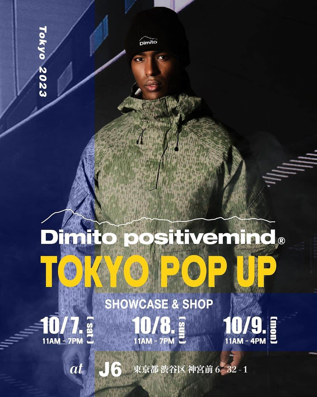 赤間紫動のインスタグラム：「#INFOMATION ⁡ 韓国スノーボードブランド「Dimito positivemind」のPOP UP SHOPが期間限定の3日間、原宿J6にて開催されます。当POP UP SHOPにて自分のスノーボードも実際のサンプルが展示され予約販売します。10/7・8は店頭にいますのでぜひお時間あれば遊びに来てください！ ⁡ #Repost @dimito_positivemind with @use.repost ・・・ ディミト 🇯🇵 𝗧𝗢𝗞𝗬𝗢 𝗦𝗛𝗢𝗪𝗖𝗔𝗦𝗘 DIMITO 23F/W 全ラインナップをご覧頂けるPOP-UP ストアが東京 原宿で開催されます ⁡ POP-UP 期間中、日本未発売の商品を含むディミトの全てのスノーコレクションとアパレルが展示され、現地販売も行われます。 (PLAYBOY X DIMITO SNOW COLLECTION を除く) ※ 現地販売はクレジットカードと日本国内で決済可能なPAY決済のみご利用可能です(現金不可) ⁡ [regram EVENT] / 09.27~10.08 結果通知 / 10.13  ▷ 当インスタグラムの投稿をストーリーやポストでシェアしてくださった方の中から計10名様に1万6000円相当の‘𝟮𝟬𝟮𝟯 𝗧𝗼𝗸𝘆𝗼 𝗘𝗱𝗶𝘁𝗶𝗼𝗻 𝘀𝗲𝘁’ を贈呈いたします。 ▷ regramの際、@dimito_positivemind タグ付け必須 ▷ 韓国と日本を含むグローバルイベントである為、配送料は無料です ⁡ [BRAND LINE-UP] ■ ᴅɪᴍɪᴛᴏ ғᴡ ᴄᴏʟʟᴇᴄᴛɪᴏɴ ■ ᴠᴇʀᴛᴇx-ɴxʟ ‘ɢᴏʀᴇ-ᴛᴇx’ ᴄᴏʟʟᴇᴄᴛɪᴏɴ ■ x ᴇɪᴅᴇʀ ᴄᴀᴘsᴜʟᴇ ᴄᴏʟʟᴇᴄᴛɪᴏɴ ■ ᴄᴀʟʟɪɢʀᴀᴘʜᴇʀ sɴᴏᴡʙᴏᴀʀᴅ ʙʏ sʜɪᴅᴏ ᴀᴋᴀᴍᴀ ■ x ɪx9 ‘ᴏwn ʜɪᴅᴇ’ ᴄᴏʟʟᴇᴄᴛɪᴏɴ ■ x ᴘʟᴀʏʙᴏʏ sɴᴏᴡ ᴄᴏʟʟᴇᴄᴛɪᴏɴ ⁡ [TOKYO POP-UP 詳細] ■ 期間 : 2023年 10月 7日(土) ~ 10月 9日(月) ■ 開催地:J6 / 渋谷区神宮前6丁目32-1  (最寄駅 : JR原宿駅/明治神宮駅前) ■ SHOWCASE & PARTY / 10月7日(土) ▷ SHOWCASE - 11:00 ~ 19:00  ▷ PARTY - 19:00 ~ 21:00 🪩 PARTY & MUSIC with DJ Kura-mo 🪩 DIMITO JAPAN RIDERによるコーデアドバイス 🪩 合計300万円相当のノベルティー‘Tokyo Edition’ 🪩 合計200万円相当の景品抽選(先着300名様に抽選券配布- 当日 19:00から現地発表) 🪩 景品 LIST : DECK,OUTER,SWEAT,GLOVE,ACC ⁡ ▷ 10 / 7(土) (11:00 ~ 19:00) : 予約販売 ▷ 10 / 8(日) (11:00 ~ 19:00) : 予約販売 ▷ 10 / 9(月) (11:00 ~ 16:00) : 予約販売 ⁡ ————————————————————— ⁡ 𝟮𝟬𝟮𝟯 🇯🇵 𝗧𝗢𝗞𝗬𝗢 𝗦𝗛𝗢𝗪𝗖𝗔𝗦𝗘 DIMITO 23F/W 전 라인업을 만나볼 수 있는 POP-UP 행사가 도쿄 하라주쿠에서 개최 됩니다. ⁡ [리그램 EVENT] / 09.27~10.08 / 10.13 결과통보 ▷ 본 인스타 게시물을 스토리나 게시물로 공유해주시는 분들 중 총 10명에게 16만원 상당의 ‘𝟮𝟬𝟮𝟯 𝗧𝗼𝗸𝘆𝗼 𝗘𝗱𝗶𝘁𝗶𝗼𝗻 𝘀𝗲𝘁’ 상품을 보내드립니다. ▷ 리스램시 @dimito_positivemind 테그 필수. ▷ 한국과 일본을 포함한 글로벌 이벤트로 배송비는 무료입니다.  ⁡ [TOKYO POP-UP 상세] ■ 기간 : 2023년 10월 7일(토) ~ 10월 9일(월) ■ 장소 : J6 / 6 Chome-32-1 Jingumae, Shibuya City  (가까운 역 : 하라주쿠역 - 메이지진구마에역) ■ SHOWCASE & PARTY / 10월7일(토) ▷ SHOWCASE - 11:00 ~ 19:00  ▷ PARTY - 19:00 ~ 21:00 🪩 PARTY & MUSIC with DJ Kura-mo 🪩 DIMITO JAPAN RIDER와 함께하는 코디 어드바이스 ⁡ ▷ 10 / 8(일) (11:00 ~ 19:00) : 예약 판매  ▷ 10 / 9(월) (11:00 ~ 16:00) : 예약 판매  ⁡ #dimito #dimitopositivemind #vertexnxl #ディミト」