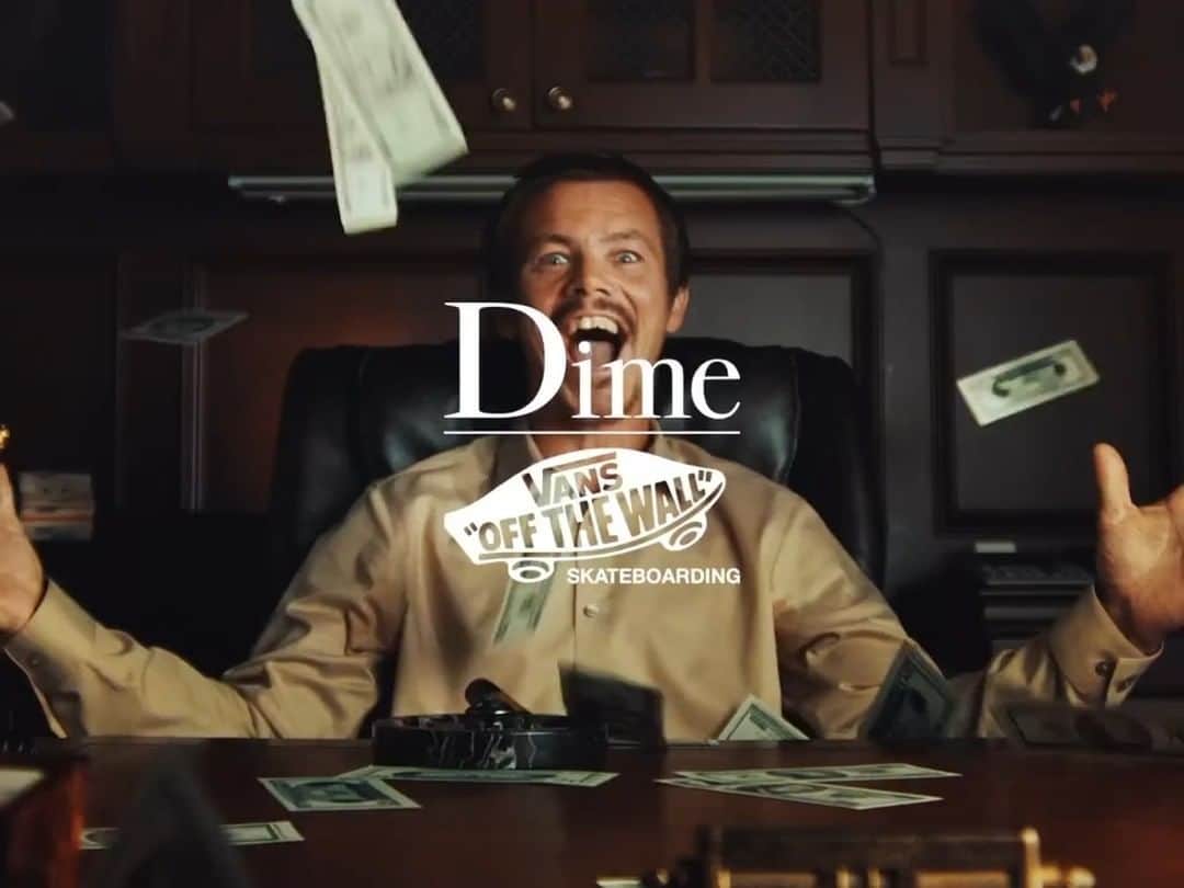 のインスタグラム：「スケートブランド「DIME」とともに、名作ROWLEY XLTを現代に甦らせる。  モントリオール発のスケートブランドDIMEとタッグを組み、ROWLEY XLTの復刻モデルを2023年10月5日(木)よりVANS正規取扱スケートショップなどで限定販売開始します。2001年当時のシューズを忠実に再現しながら、DIMEのフィルターを通した傑作が完成。  詳しくは、www.vans.co.jpをチェック。  @dimemtl」