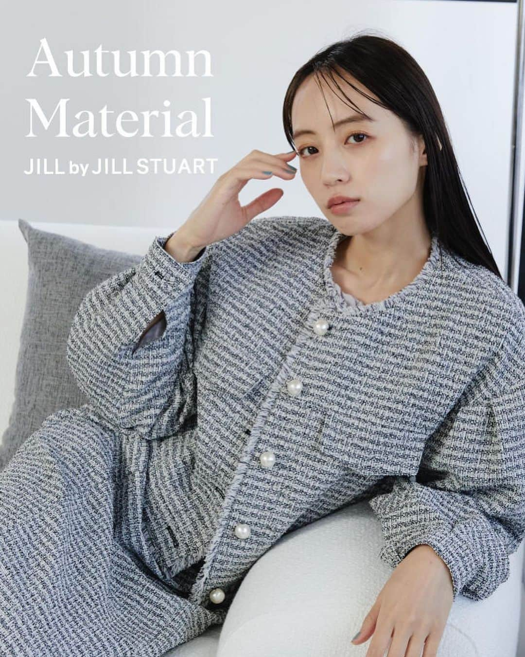 小嶋彩音のインスタグラム：「ㅤㅤㅤㅤㅤㅤㅤㅤㅤㅤㅤㅤㅤ @jillbyjillstuart_official 🤍」