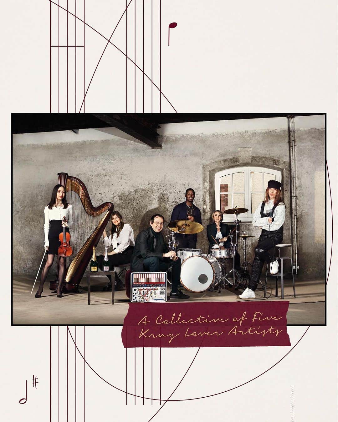 宮本笑里さんのインスタグラム写真 - (宮本笑里Instagram)「The House of Krug has long understood the influence of sound on taste perception.   Five Krug Lover artists, inspired by the new Éditions of Krug Grande Cuvée and Krug Rosé, have translated their tasting sensations into music.   Two collaborative compositions that complement the Champagne in your glass: a music paring that opens gateways to new sensations.  Discover this immersive tasting experience in pop-up Krug Studios around the world.  Buy your tickets via the link in bio.  @emirimiyamoto @kazu.makino @maryoverthere @mosesboydexodus   #KrugChampagne #KrugxMusic #KrugLovers #TastingSound」9月27日 19時08分 - emirimiyamoto
