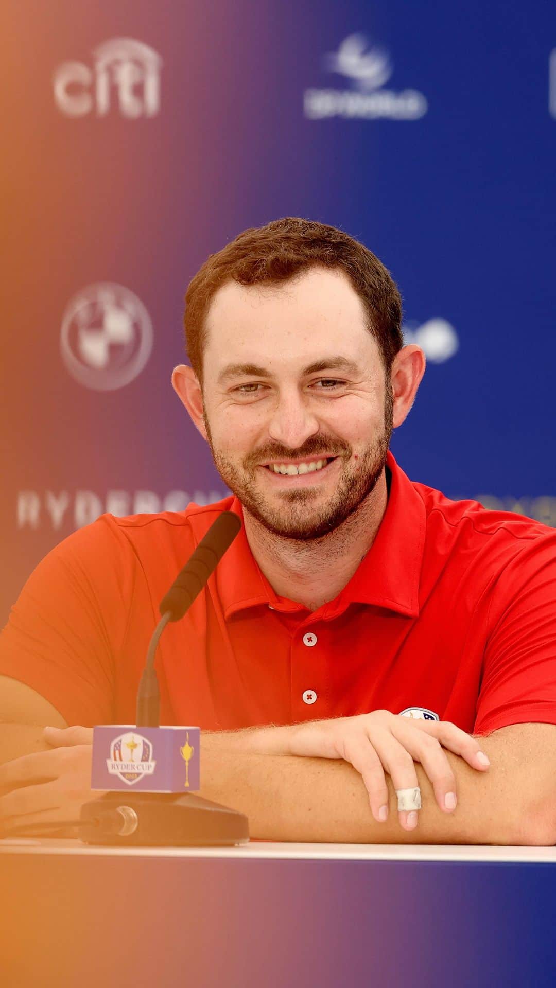 パトリック・キャントレーのインスタグラム：「Fire & Ice 🔥🧊  @patrickcantlay was built for @therydercup」