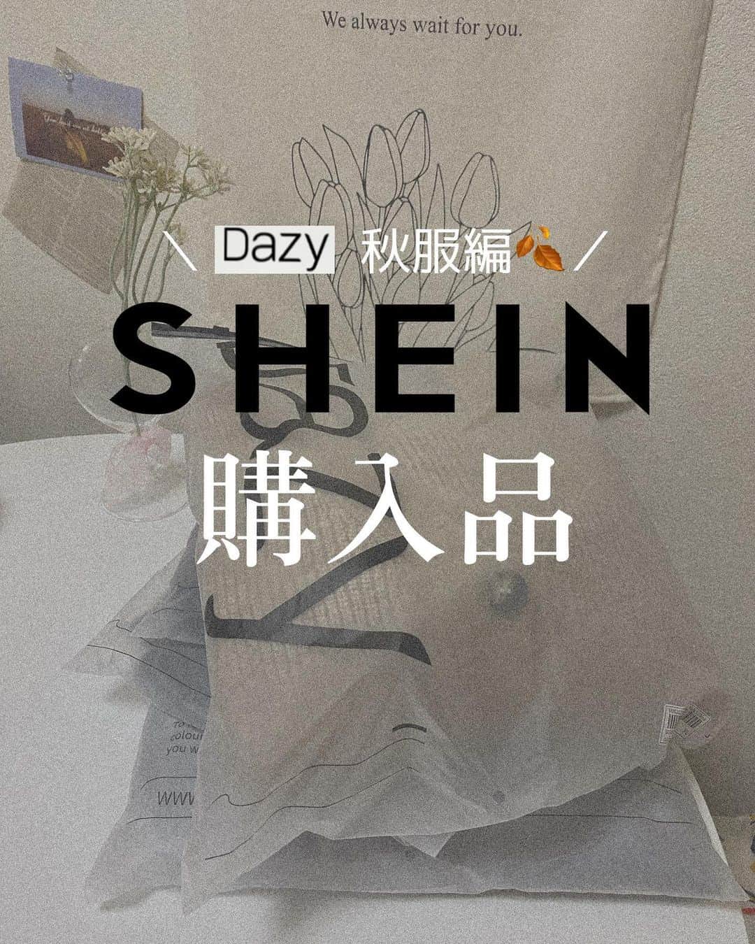 Rinaのインスタグラム：「@shein_japan のDazy多めの秋服紹介🍂🤍  クーポンコード： 94someday 割引率：お買い上げ金額1～5,999円まではセール価格より15%OFF、6,000円以上は20%OFFが適用🎫  Dazyは商品写真がしっかりしてるから全然違うものが来たりするのが少ないのが最高🫣（笑）  商品番号を検索しても出てこない場合売り切れです🙇もっと詳しく見たい方はYouTubeにも載せるのでチャンネル登録よろしくね✨」