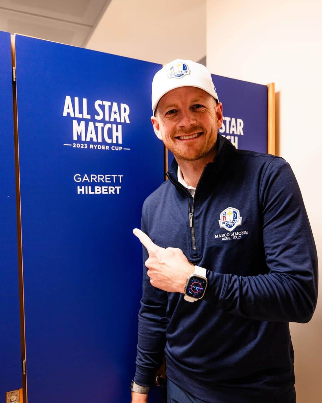 Dude Perfectのインスタグラム：「Prepped & ready for the @therydercup All Star Match. Let’s get it! 👊⛳️」