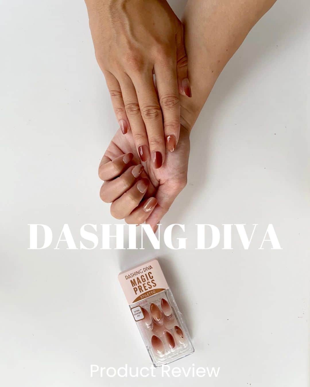 片桐優妃さんのインスタグラム写真 - (片桐優妃Instagram)「人気のDASHING DIVAでかわいいネイルチップを見つけたので試してみました💅 . つけるのは本当に超簡単で一瞬💮 先端は爪切りで好きな形にカットすれば🆗 セルフネイル至上最速かも🤣 デザインもすごくかわいくてお気に入り🥳 チップが1ケースに30枚も入ってるからお風呂入ったり洗い物したりしてもしとれちゃってもすぐ付け足せるのもいい🙌 ちなみに見た目は完全にジェルネイルにしか見えないからシールって気付く人はいないと思う🤭 . @dashingdiva_jp_official #DASHINGDIVA #PR #マジックプレス #MAGICPRESS #ネイル #セルフネイル #ネイルチップ #秋ネイル」9月27日 19時41分 - yuki710