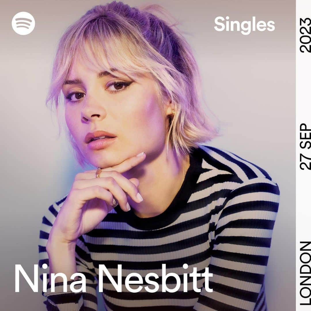 ニーナ・ネスビットさんのインスタグラム写真 - (ニーナ・ネスビットInstagram)「Swipe for a surprise… 💌  I’m so excited to share this @spotify singles session with you all. I was so honoured to be asked to work on this with one of my favourite collaborators @fannyhultman ✨ These releases are all about shining a light on the incredible female identifying songwriters & producers in our industry, we were inspired by one of our inspirations, Imogen Heap, to create our new song ‘Romantic Poetry’. Fanny and I have worked a lot in the past, we wrote When You Lose Someone and I Should Be A Bird together. We challenged ourselves to not write a sad song this time lol. I also asked one of my favourite people, @mariahazell to join us on the writing of this. Maria and I work a lot together when we write for other artists and she’s always such a great energy in the room, aswell as being insanely talented. You can listen on @spotify now, hope you love it. ❣️ @spotifysongwriting」9月27日 19時52分 - ninanesbitt