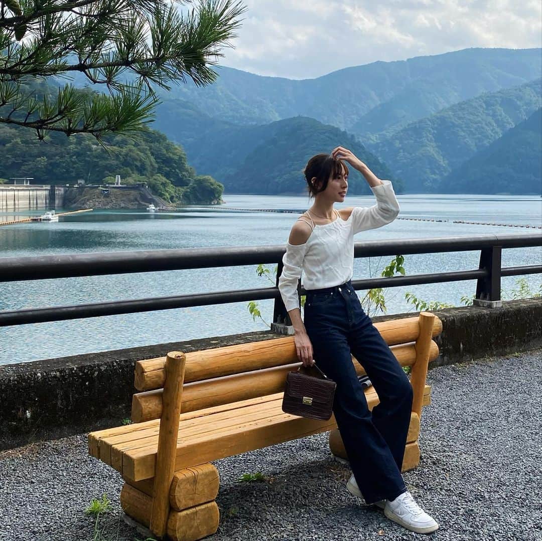 平塚麗奈さんのインスタグラム写真 - (平塚麗奈Instagram)「・ 定期で自然が恋しくなる いつかのリフレッシュDAY🌿🤍」9月27日 19時55分 - hiratsuka_reina