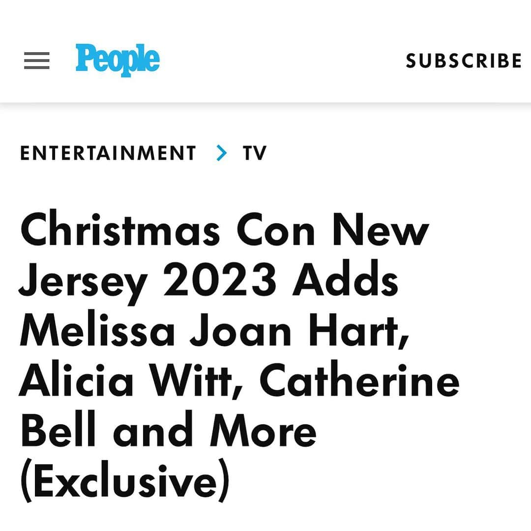 アリシア・ウィットのインスタグラム：「thank you @people @breannenyc for sharing the news! 🥰 we’ll see you in NJ this december at @thats4ent ChristmasCon 🎄can’t wait to join my fellow festive-film friends - 33 guests in total, including a National Lampoon reunion including @chevychase, beverly d’angelo and juliette lewis -!! and celebrate together.  go to thats4entertainment.com for tickets - i think it’s already close to being sold out!!」