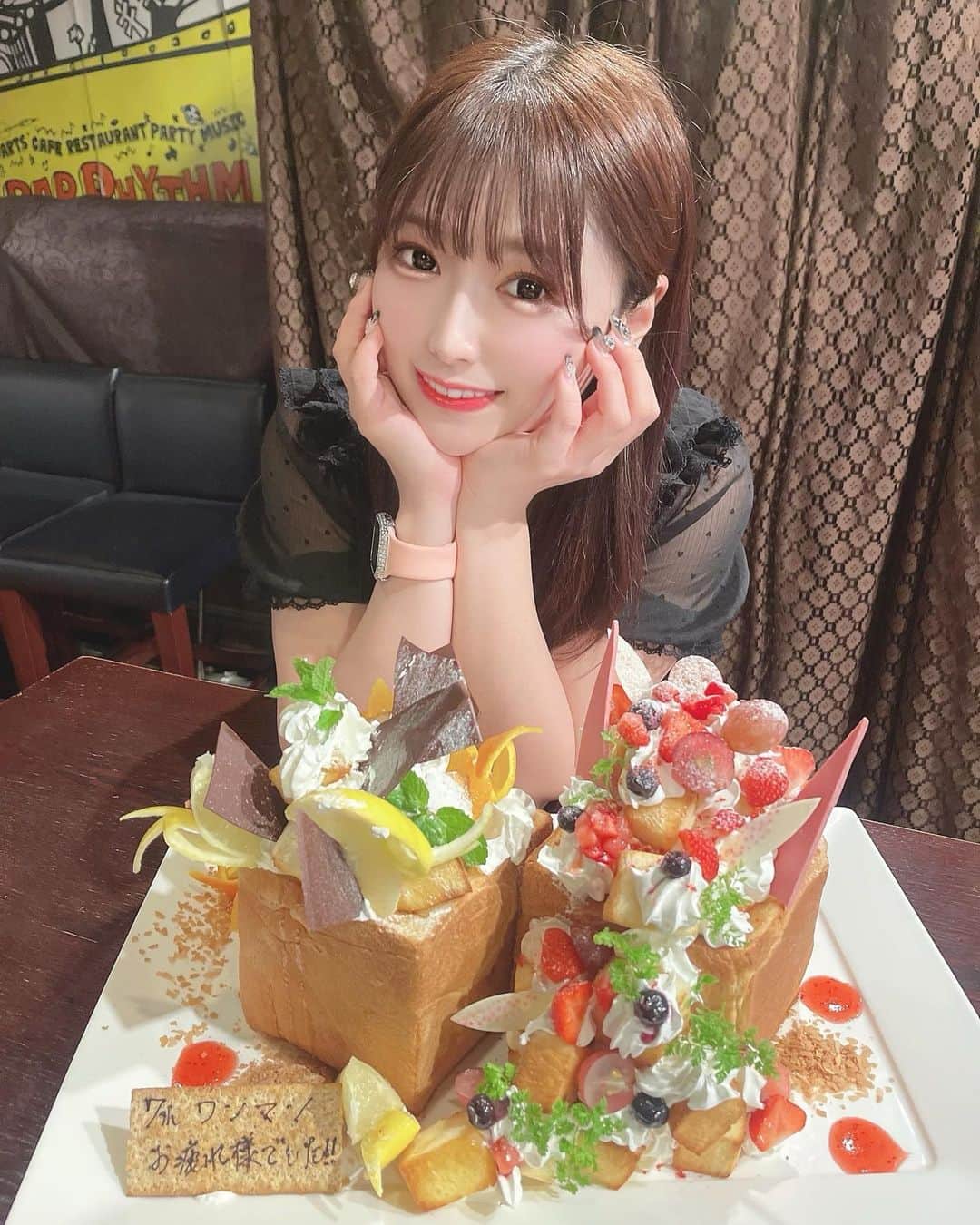 石井もえのインスタグラム：「スタッフさんがワンマンお疲れ様〜ってサプライズしてくれた☺︎💗」