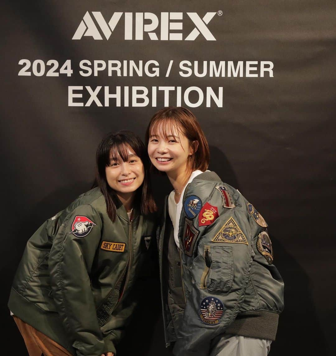 真奈さんのインスタグラム写真 - (真奈Instagram)「AVIREX 2024  SPRING & SUMMER♡︎  outer以外もめちゃくちゃ 可愛かったな… セットアップ全部 欲しかったな… @libertyforce_teruya さん ありがと〜〜♡︎  #avirex」9月27日 20時15分 - manatmnt0116