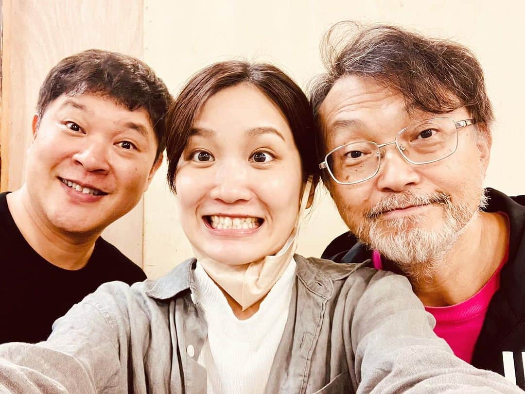 のインスタグラム：「2023年9月27日。 稽古場にて。 この稽古場、大好きです！  #多重露光  #相島一之 さん #橋爪未萠里 さん #すてきなひとと」