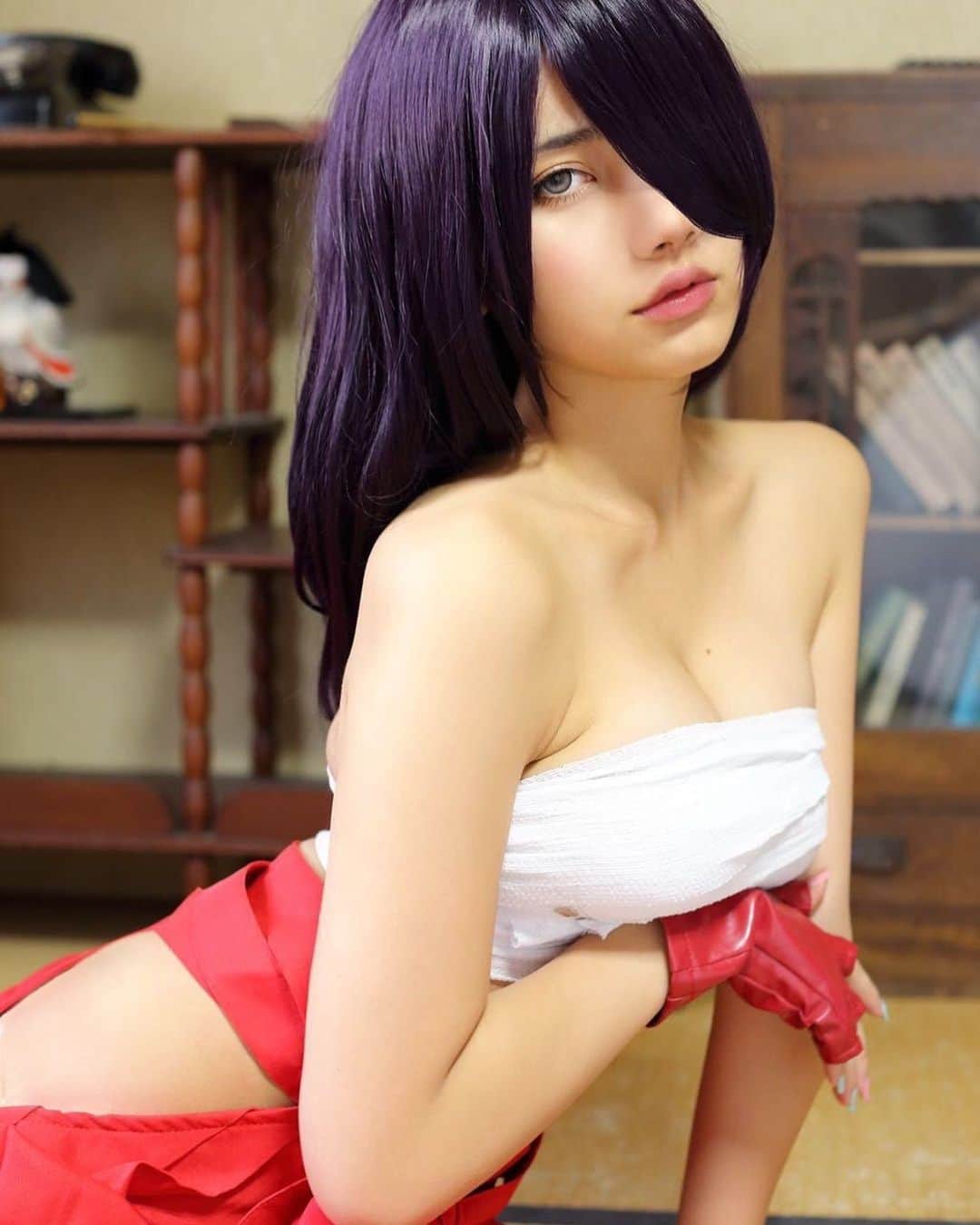 夏目まどかさんのインスタグラム写真 - (夏目まどかInstagram)「一騎当千/関羽  #cosplay #me #animegirl #さらし #コスプレ #一騎当千 #cosplaygirl」9月27日 21時07分 - madyonnn