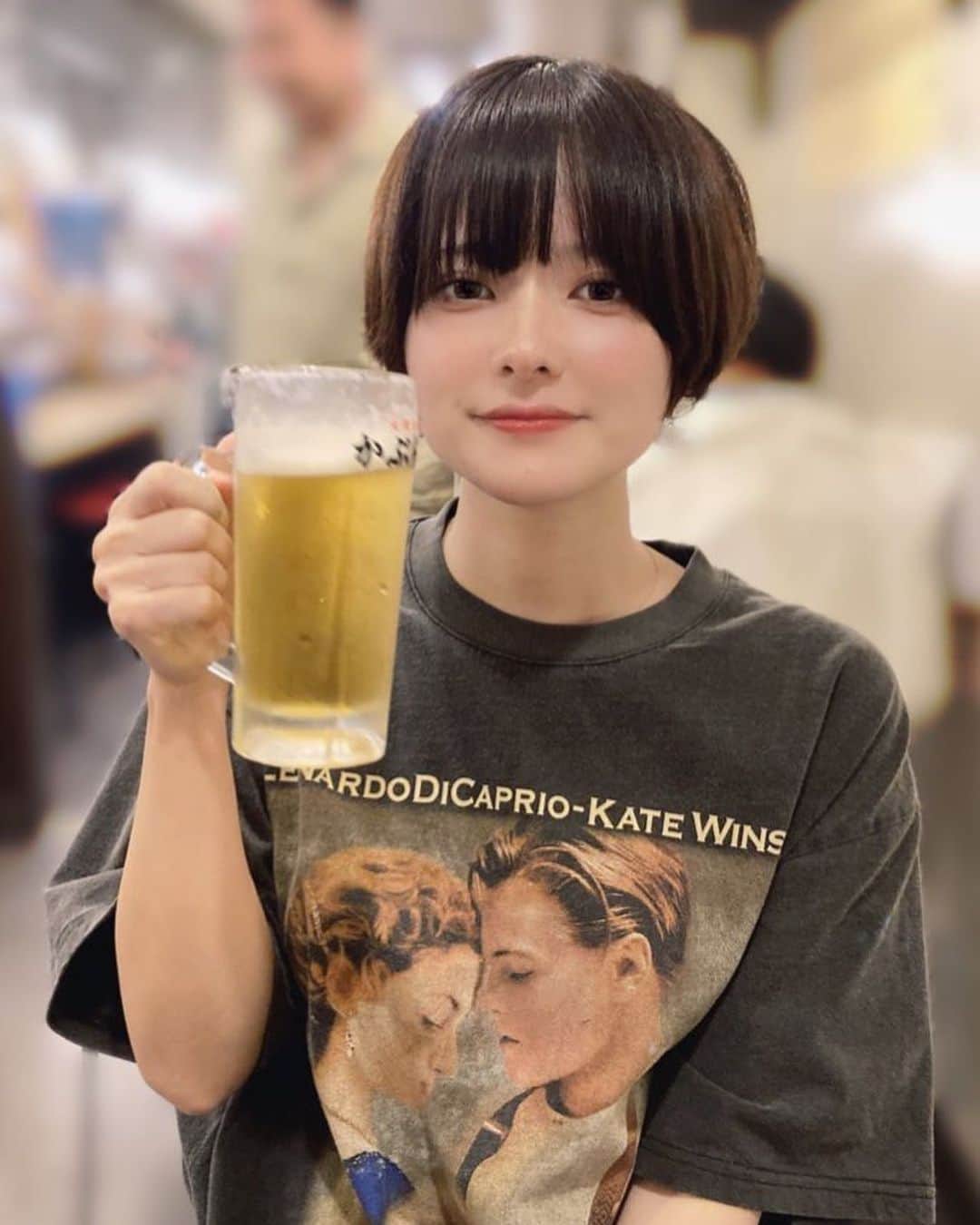 のインスタグラム：「とりあえず生で」