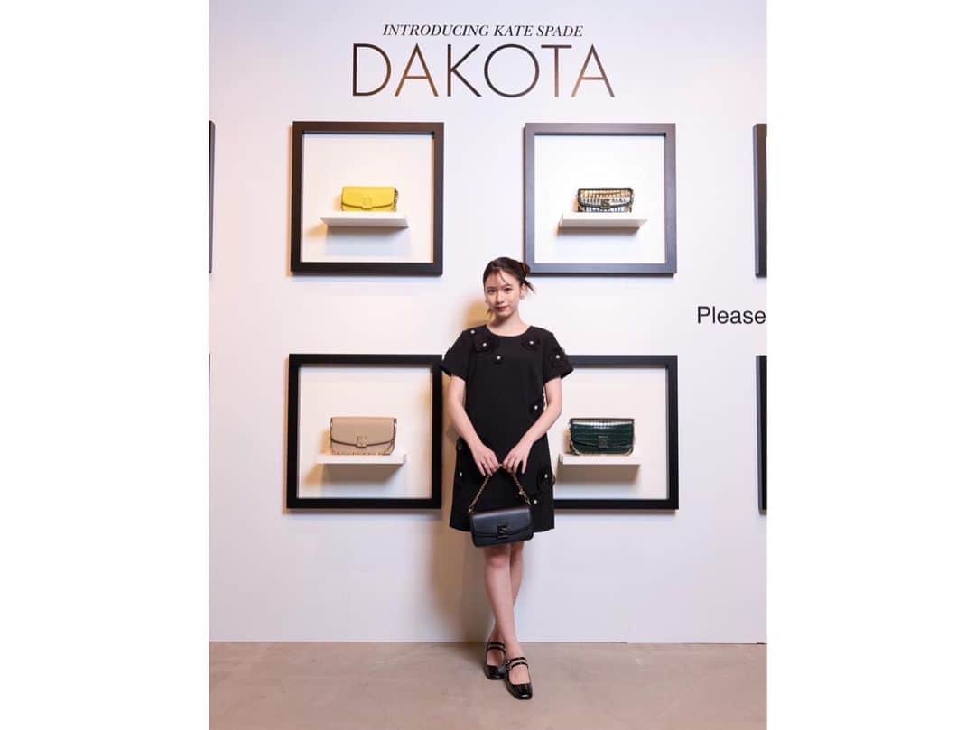 坂本瑞帆さんのインスタグラム写真 - (坂本瑞帆Instagram)「♠️💛♠️💛♠️  明⽇から10/1 まで開催中の「Kate Spade Dakota Event」に一足先にお邪魔してきました🤭 アート作品のような展⽰がたくさんあり、 美術館みたいですごく楽しかったです♡ 新作バック『 Kate Spade Dakota 』が とっても素敵でした🌟  #katespadejapan #katespadenydakota  #ケイトスペードダコタ #ケイトスペードアドベンチャー @katespadejapan」9月27日 21時39分 - s.mizuho_0125