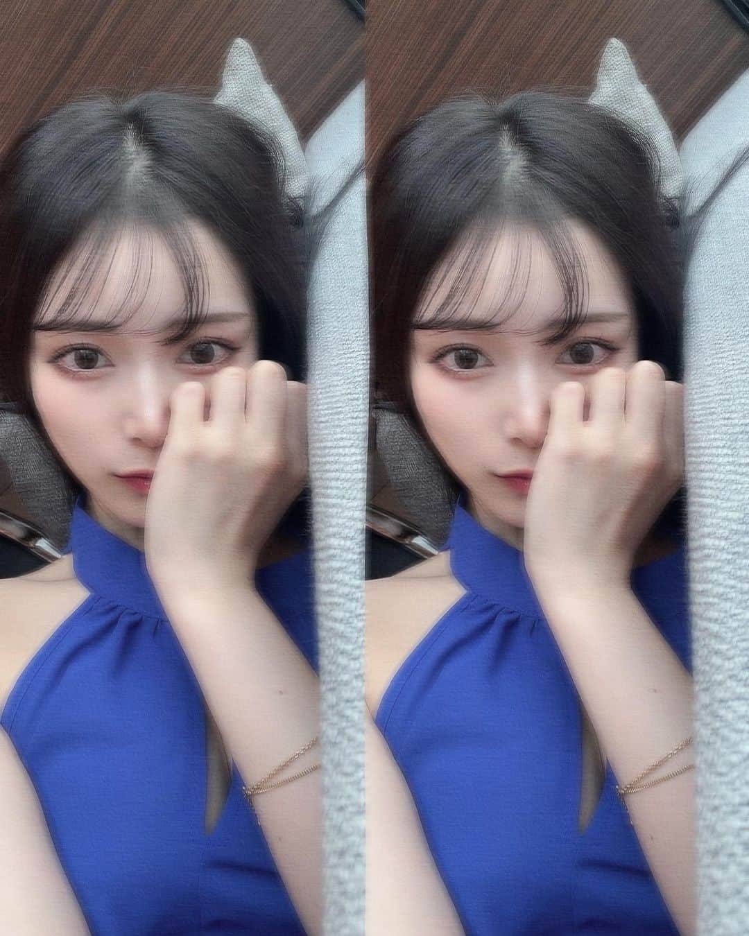 瞳のインスタグラム：「🦋🫧💙」
