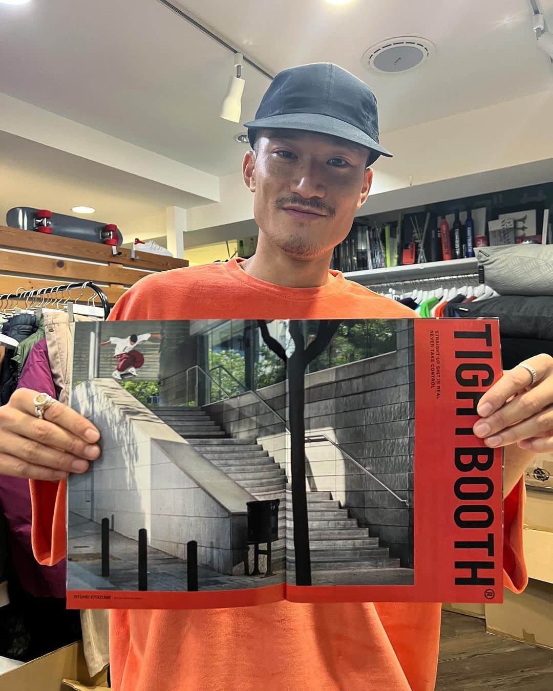 上野伸平のインスタグラム：「キタヅメ　ウマヅメ　ゲキゼメ @ryuhei_kitazume @thrashermag」