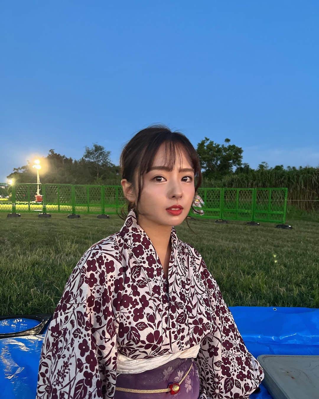 山田菜々のインスタグラム：「夏の思い出🎆✨」