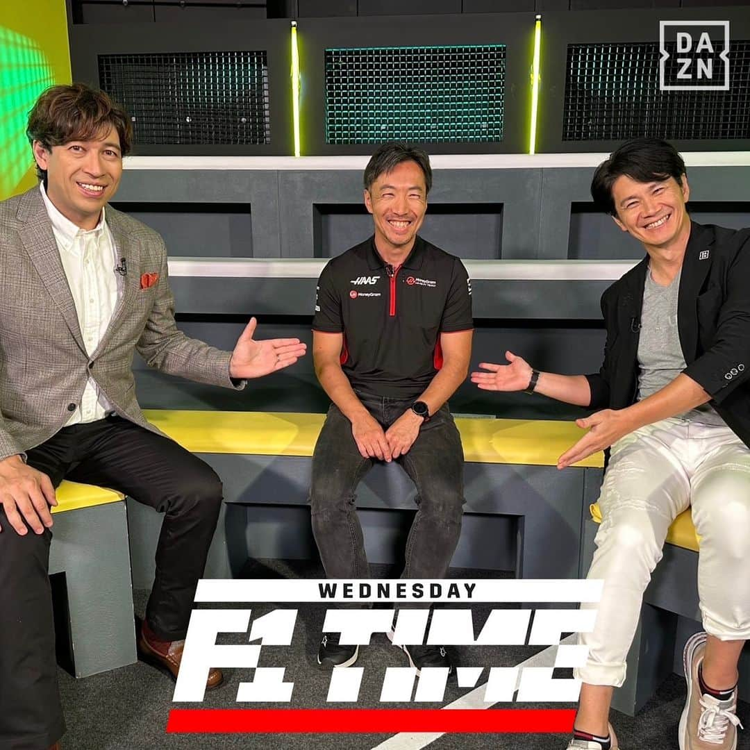 DAZN JAPANさんのインスタグラム写真 - (DAZN JAPANInstagram)「. ／ 🏁#WednesdayF1Time #𝟛𝟘 #DAZN で配信中⚡ ＼  ✅第17戦日本GP🇯🇵総力取材🎥 ✅HAAS小松チーフエンジニア スタジオ出演👤 マシンアップデートから開発コンセプトまでを 独占告白💬  出演👥 中野信治 @shinjinakano サッシャ @sascha348 小松礼雄 @haasf1team  #F1DAZN #f1jp #JapaneseGP」9月27日 22時00分 - dazn_jpn