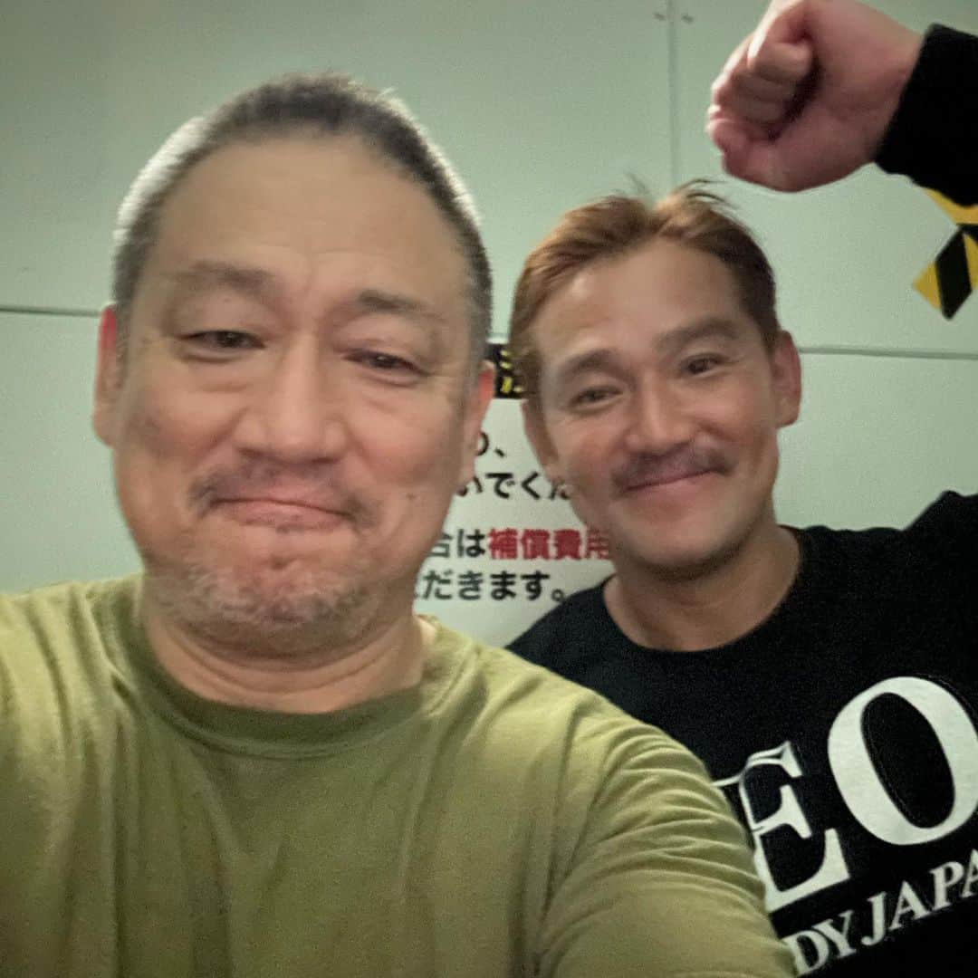 のインスタグラム：「ベストボディジャパンプロレスでした！かつてDDTの選手でもあった谷口智一君と組んでの試合！楽しく試合できました！谷口君、セコンドに来て頂いたAimiさん、ありがとうございました！ #BBJ #ddtpro」