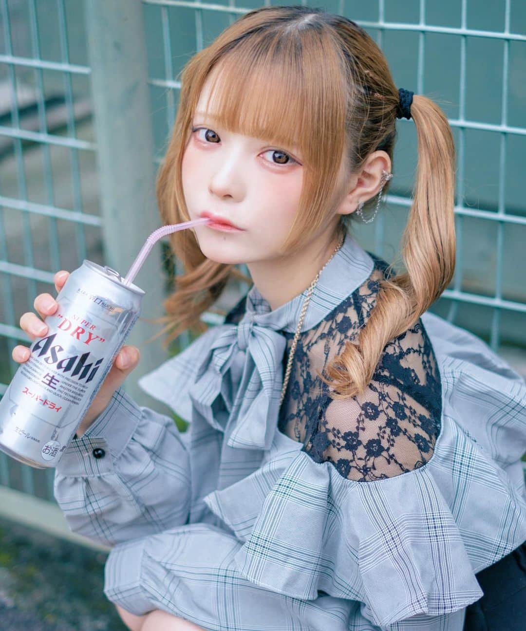 眠岸ぷりんのインスタグラム：「ストゼロじゃもの足りないの」