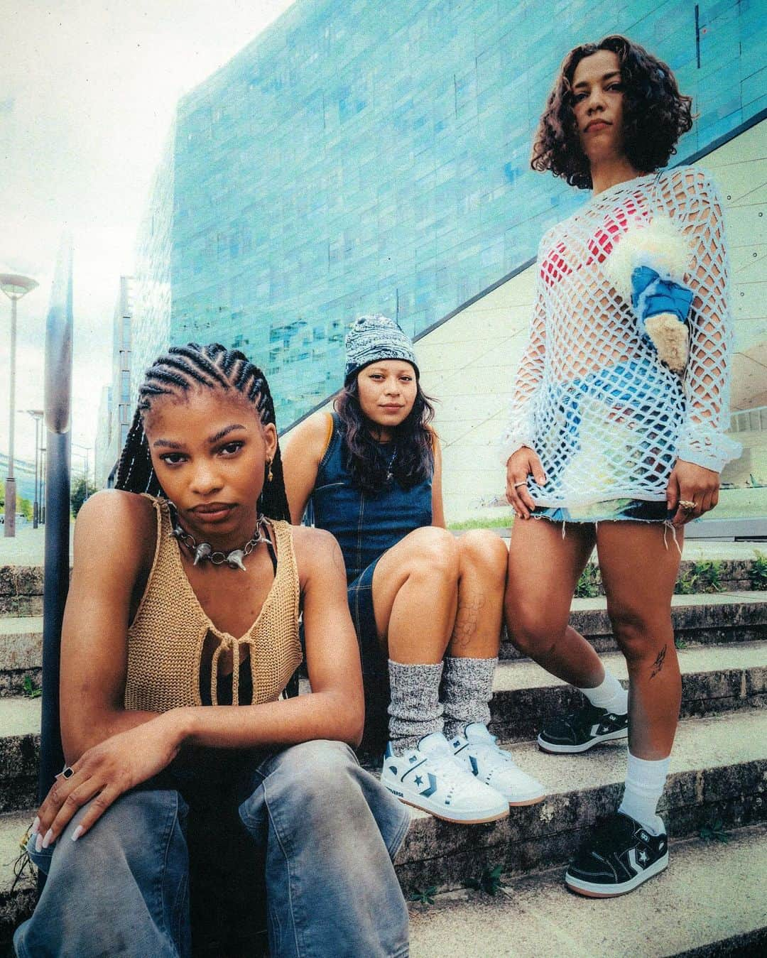 converseのインスタグラム：「Meet @quality_zeeman, @nanagumiofficial and @alexiarchb ⭐ Three female artists and entrepreneurs who are embodying the AS-1 Pro energy in style #CreateNext  Shop the AS-1 Pro lineup on Converse.com.  📸 @mariusgonzalez  Creative direction: @__octagon__」