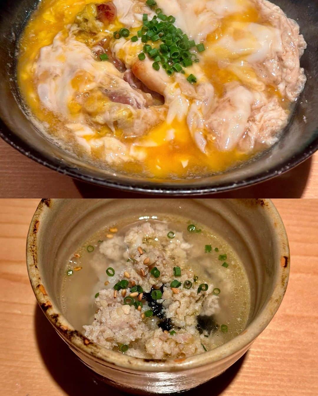 秋山具義さんのインスタグラム写真 - (秋山具義Instagram)「神楽坂『焼鳥 茜』。 ⁡ 林裕太大将の焼鳥とお料理の大ファンで、今日も全てが最高に美味しかった！ へべすが入った手羽先、素晴らしかった！ わさびにグリーンレモンピールが爽やかで美味しくて、わさびの新たな可能性を感じました！ 鹿児島出身の茜さんのさつま揚げも大好きすぎです！ 炭火が香ばしい、飲める親子丼、大オススメです！ ⁡ ⁡ 【お料理と〆】 ささみの湯引き 柿と春菊の白和え 胸肉 茹で落花生 砂肝の銀皮のやわらか煮 さつま揚げ(玉葱と胡麻、韮と人参、クミンとチーズ) 神楽南蛮の肉詰め オレンジチェリーという品種のほおずき 手羽元おろしポン酢 炭火が香ばしい飲める親子丼 鶏節塩そぼろミニ茶漬け ⁡ 【串】 ささみさび焼き わさびにグリーンレモンピール せせり 銀杏 手羽先 へべす入り 砂肝 山椒の香り やげん軟骨 ちょうちん  #焼鳥茜 #具義焼鳥2023 #具義丼2023 #具義神楽坂2023」9月28日 0時00分 - gugitter