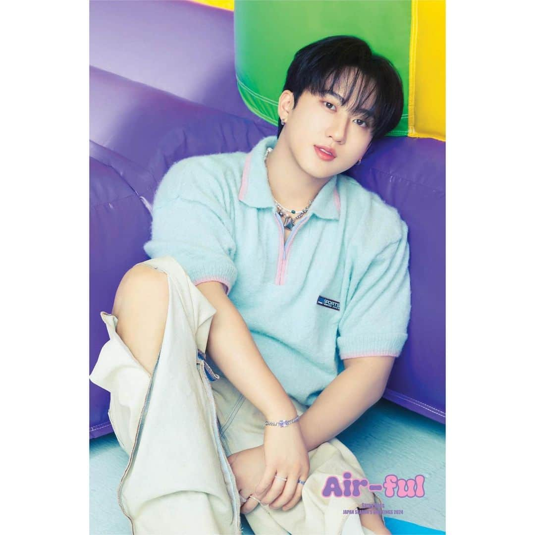 Stray Kidsのインスタグラム：「Stray Kids JAPAN SEASON’S GREETINGS 2024 "Air-ful"   Solo Teaser Image #Changbin   #StrayKids #スキズ #JAPAN_SEASONS_GREETINGS_2024 #Airful」