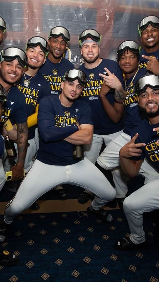 ミルウォーキー・ブルワーズのインスタグラム：「“This team is built for October. And winning the division is the first step.”  Let’s do this again real soon, what do you say?   #BrewedForBattle」