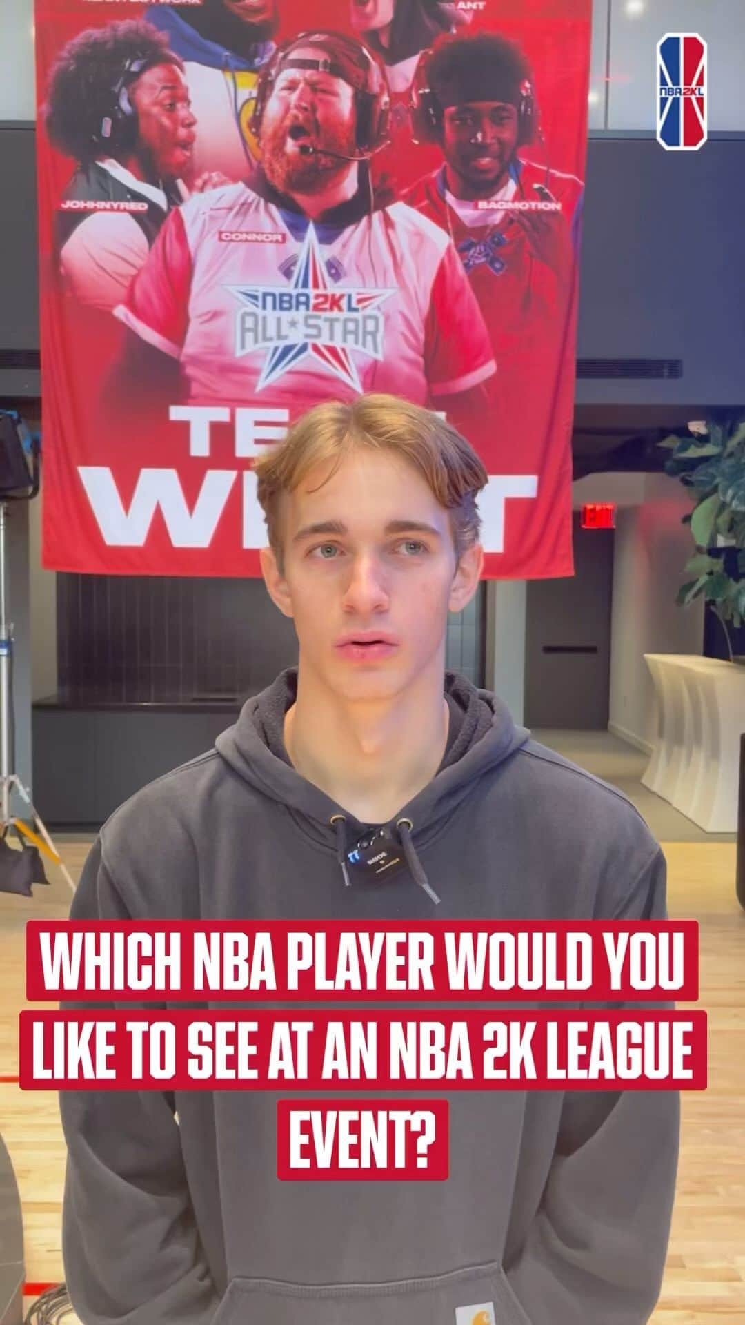 NBAのインスタグラム：「Which NBA player would you like to see at an NBA 2KL event?  Tag them below ⬇」