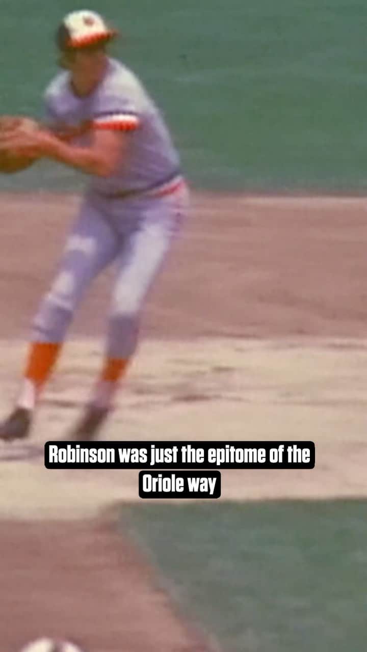 アダム・ジョーンズのインスタグラム：「“Mr. Robinson was the epitome of the Oriole way.” - Adam Jones on the great Brooks Robinson 🧡🖤」