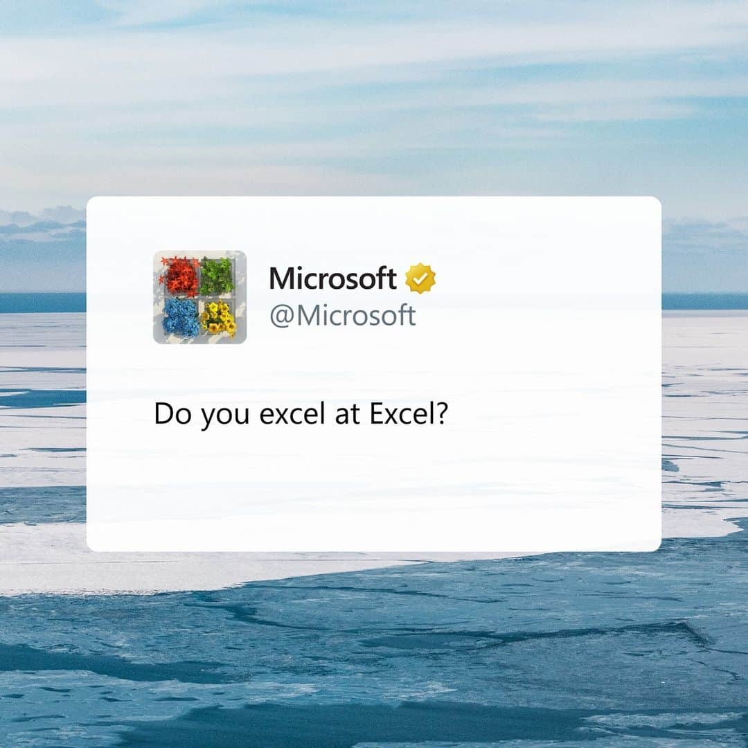 Microsoftのインスタグラム：「Well that’s excellent.」
