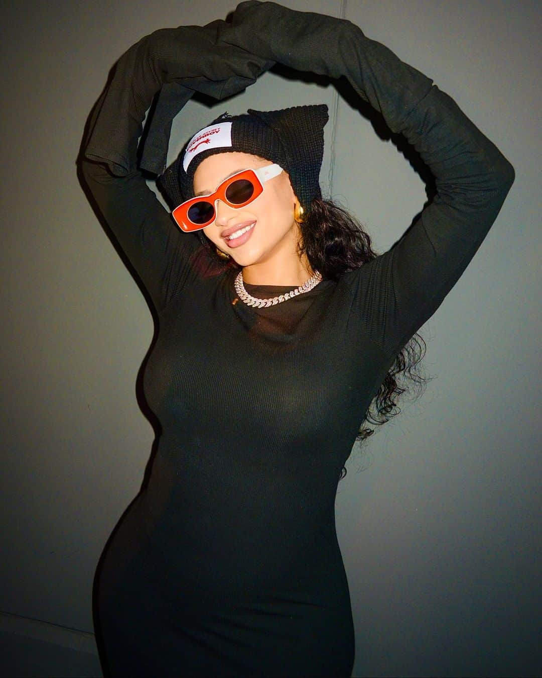 Tori Hughesさんのインスタグラム写真 - (Tori HughesInstagram)「Like Fortnite Imma need your skin 🖤🤪😏  Dress : @fashionnova 🔥」9月28日 3時11分 - toribrixx