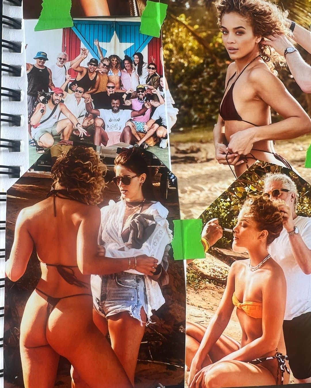 ベン・ワッツさんのインスタグラム写真 - (ベン・ワッツInstagram)「Scrapbooking wiv @goldenbarbie x @si_swimsuit @mj_day @margotzamet @anthonycristianosalon @cindiblairproductions @bryanzaragoza_ #benwatts #scrapbooking #puertorico #siswimsuit」9月28日 3時29分 - wattsupphoto