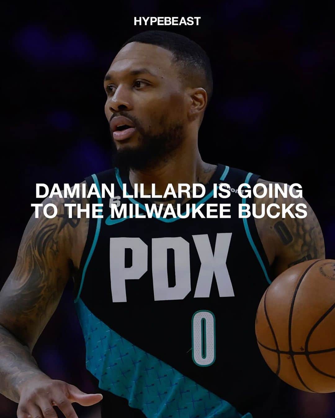 HYPEBEASTさんのインスタグラム写真 - (HYPEBEASTInstagram)「@damianlillard has officially been traded to the Milwaukee Bucks. After many months of speculation this off season, Dame D.O.L.L.A will be joining Giannis Antetokounmpo in hopes to win a ring. The deal included a three way trade between the Trail Blazers, Phoenix Suns, and Milwaukee Bucks. Photo: Getty Images」9月28日 3時47分 - hypebeast