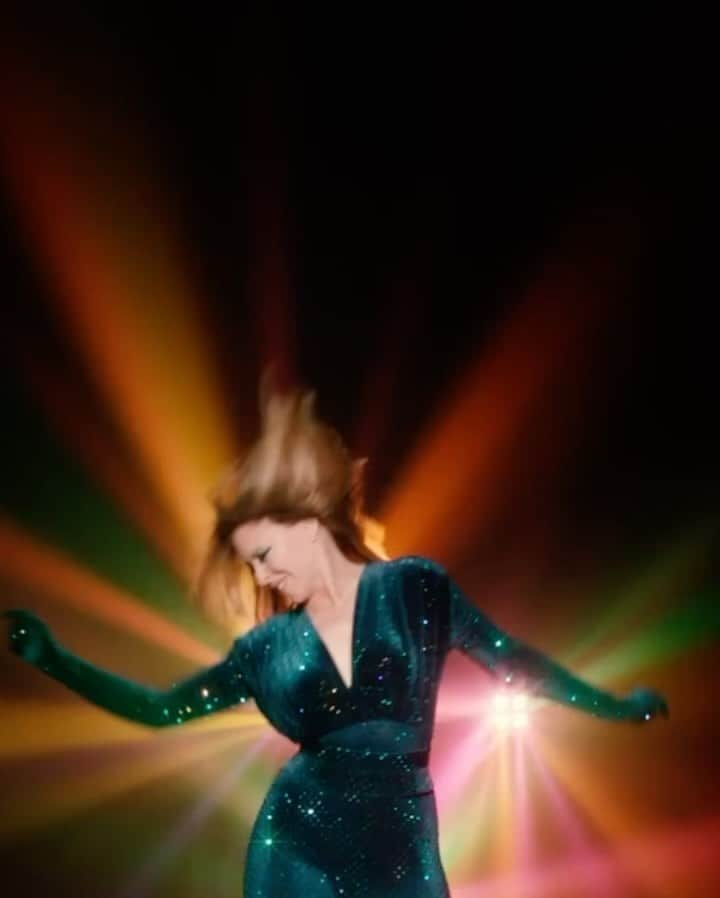 カイリー・ミノーグのインスタグラム：「SO much fun filming the visualisers for all of the TENSION tracks! Which one is your favourite?!  Head to Youtube to watch them all in full 💎🌟」