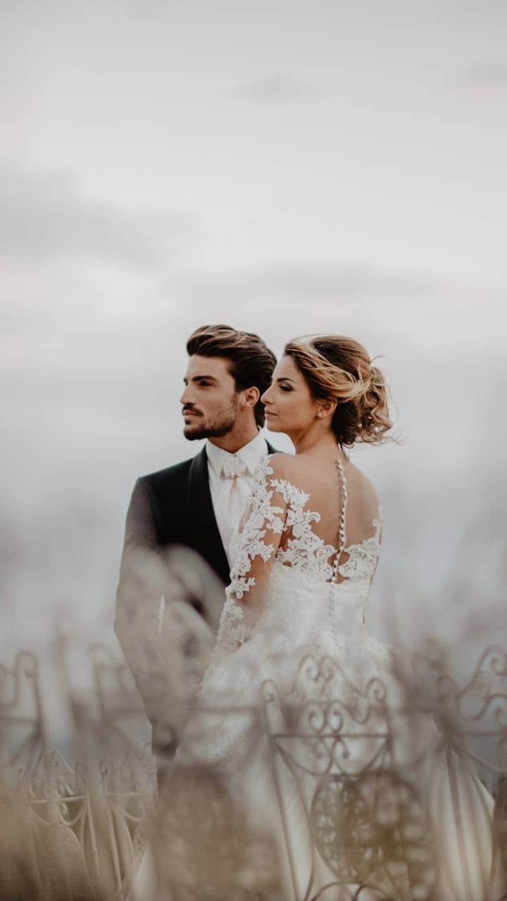 Mariano Di Vaioのインスタグラム：「8 years together. I’ve always imagined my life, it was me my goals my dreams and my ambitions. I wanted to travel to explore to experience to get lost in the world.  Until I met you… God knows how lost I was, how lonely I would’ve been in this world if I my souls didn’t find yours.  I wouldn’t believe myself when I fell in love with you, I would believe I was ready to give up on everything because of you.. But that’s wasn’t necessary cause you pushed me to do, and be better to go beyond my limits and always supporters me. We grew together, we changed and we evolved and we’ve built a wonderful family. And all thanks to this beautiful day, the day we decided I front of God to get married, and that’s why this is and forever will be my favorite day in hearth ! 🤍  I love you Ele, and I know I’ll love you more each and everyday. Grazie」