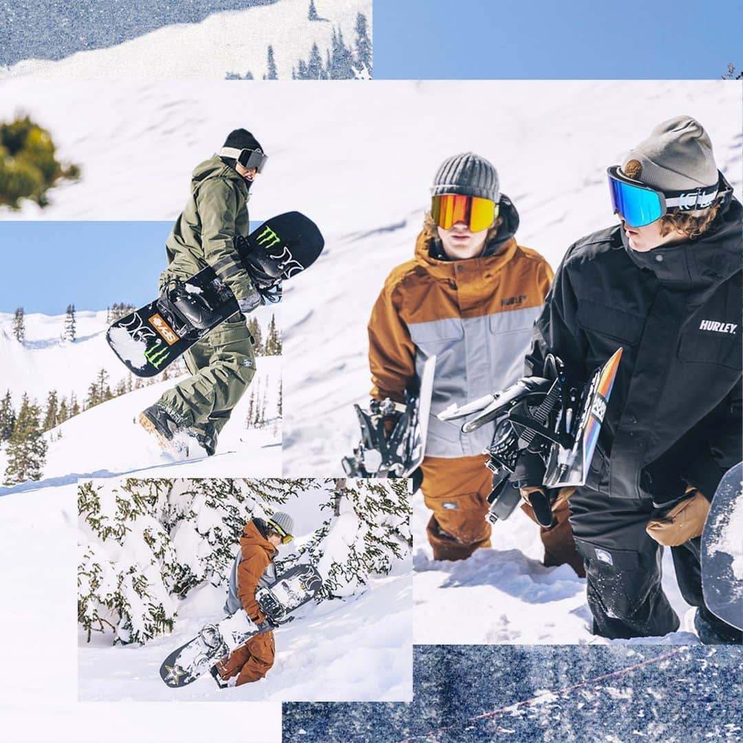 hurleyさんのインスタグラム写真 - (hurleyInstagram)「Our new snow gear features insulating interiors, waterproof fabrication, strategically placed mesh, and convenient storage designed to keep you warm, dry, and comfortable, so you can focus on what you do on the slopes. Welcome to the chill zone. Link in bio⚡️❄️」9月28日 6時00分 - hurley